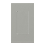 Lutron NT-BI-GR Nova T Blank Insert in Gray, Matte Finish