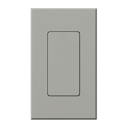 Lutron NT-BI-GR Nova T Blank Insert in Gray, Matte Finish