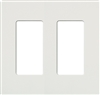 Lutron NT-R3R3-FB-AU Nova T Screwless 2 Gang Wallplate Decora Opening, Fins Broken, in Gold Plated, Special Metal Finish