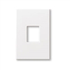 Lutron NT-S-NFB-BE Nova T, 1-Gang Wallplate, For Nova T Dimmers & Switches, No Fins Broken in Beige, Matte Finish