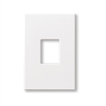 Lutron NT-S-NFB-SN Nova T, 1-Gang Wallplate, For Nova T Dimmers & Switches, No Fins Broken in Satin Nickel