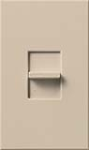 Lutron NTELV-600-TP Nova T 600W Electronic Low Voltage Single Pole Slide-to-Off Dimmer in Taupe, Matte Finish