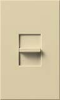 Lutron NTF-10-IV Nova T 120V / 16A Fluorescent 3-Wire / Hi-Lume LED Single Pole Slide-to-Off Dimmer in Ivory, Matte Finish