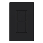 Lutron PD-5S-DV-BL 5A 2-button RF Switch, 5A Lighting/ 3A Fan (1/10 HP Motor, 120 V only), Black