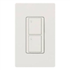 Lutron PD-5S-DV-WH 5A 2-button RF Switch, 5A Lighting/ 3A Fan (1/10 HP Motor, 120 V only), White