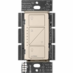 Lutron PD-6WCL-LA Caseta Wireless 600W Incandescent, 150W CFL or LED Single Pole / Multi Location Dimmer in Light Almond