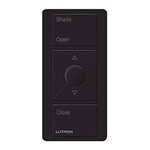 Lutron PJ-3BRL-GBL-T02 Pico Wireless Control, 434 Mhz, 3-Button with Raise/Lower and Shade Text Engraving in Black