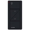 Lutron PJ2-2BRL-GBL-L01 Pico Wireless Control with indicator LED, 434 Mhz, 2-Button with Raise/Lower and Icon Engraving in Black