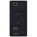 Lutron PJ2-2BRL-GBL-S01 Pico Wireless Control with indicator LED, 434 Mhz, 2-Button with Raise/Lower and Shade Icon Engraving in Black