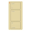 Lutron PJ2-3B-GIV-L01 Pico Wireless Control with indicator LED, 434 Mhz, 3-Button with Icon Engraving in Ivory