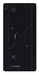 Lutron PJ2-3BRL-GBL-F01 Pico Remote for Caseta Wireless Smart Fan Speed Control in Black