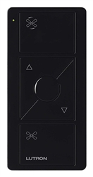 Lutron PJ2-3BRL-GBL-F01 Pico Remote for Caseta Wireless Smart Fan Speed Control in Black