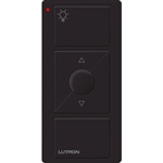 Lutron PJ2-3BRL-GBL-L01 Pico Wireless Control with indicator LED, 434 Mhz, 3-Button with Raise/Lower and Icon Engraving in Black