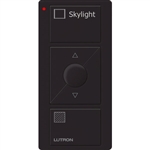 Lutron PJ2-3BRL-GBL-S06 Pico Wireless Control with indicator LED, 434 Mhz, 3-Button with Raise/Lower and Skylight Text Engraving in Black