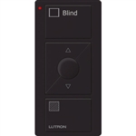 Lutron PJ2-3BRL-GBL-S09 Pico Wireless Control with indicator LED, 434 Mhz, 3-Button with Raise/Lower and Sheer Blind Text Engraving in Black