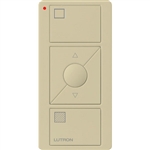 Lutron PJ2-3BRL-GIV-S01 Pico Wireless Control with indicator LED, 434 Mhz, 3-Button with Raise/Lower and Shade Icon Engraving in Ivory