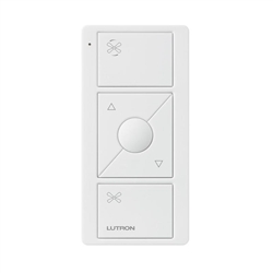 Lutron PJ2-3BRL-GWH-F01 Pico Remote for Caseta Wireless Smart Fan Speed Control in White