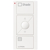Lutron PJ2-3BRL-GWH-S02 Pico Wireless Control with indicator LED, 434 Mhz, 3-Button with Raise/Lower and Shade Text Engraving in White