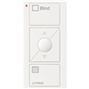 Lutron PJ2-3BRL-GWH-S05 Pico Wireless Control with indicator LED, 434 Mhz, 3-Button with Raise/Lower and Blind Text Engraving in White