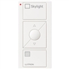 Lutron PJ2-3BRL-GWH-S06 Pico Wireless Control with indicator LED, 434 Mhz, 3-Button with Raise/Lower and Skylight Text Engraving in White