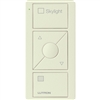 Lutron PJ2-3BRL-TBI-S06 Pico Wireless Control with indicator LED, 434 Mhz, 3-Button with Raise/Lower and Skylight Text Engraving in Biscuit, Satin Color