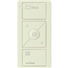 Lutron PJ2-3BRL-TBI-S09 Pico Wireless Control with indicator LED, 434 Mhz, 3-Button with Raise/Lower and Sheer Blind Text Engraving in Biscuit, Satin Color