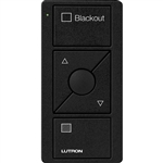 Lutron PJ2-3BRL-TMN-S03 Pico Wireless Control with indicator LED, 434 Mhz, 3-Button with Raise/Lower and Black, Satin Colorout Text Engraving in Black, Satin Color