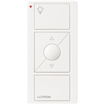 Lutron PJ2-3BRL-WH-L01R Pico Wireless Control for Caseta Wireless, 3-Button with Raise/Lower in White
