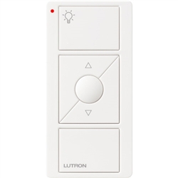 Lutron PJ2-3BRL-WH-L01R Pico Wireless Control for Caseta Wireless, 3-Button with Raise/Lower in White