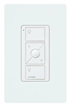 Lutron PJ2-WALL-WH-L01 Pico Wireless Control for Caseta Wireless with Faceplate and Wallmount Kit, 3-Button with Raise/Lower in White