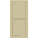 Lutron PX-2B-GIV-I01 Pico Wired Control, 2-Button with Icon Engraving in Ivory