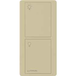 Lutron PX-2B-GIV-I01 Pico Wired Control, 2-Button with Icon Engraving in Ivory