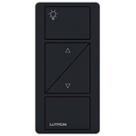 Lutron PX-2BRL-GBL-I01 Pico Wired Control, 2-Button with Raise/Lower and Icon Engraving in Black