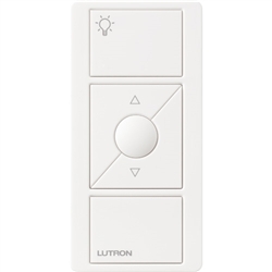 Lutron PX-3BRL-GWH-I01 Pico Wired Control, 3-Button with Raise/Lower and Icon Engraving in White