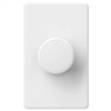 Lutron RCL-153PNLH-WH Dalia LED+ 600W Incandescent 150W CFL or LED Single-Pole/3-Way Rotary Light Dimmer in White