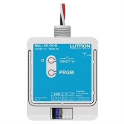 Lutron RMJ-5R-DV-B PowPak relay module 5A 120-277V, 434 MHz, J-box Knockout Mount (Replaced by RMJS-5R-DV-B)