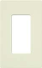 Lutron SC-1-BI Claro Satin Screwless Wallplate 1 Gang in Biscuit