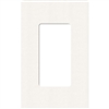 Lutron SC-1-BW Claro Satin Screwless Wallplate 1 Gang in Brilliant White