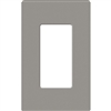 Lutron SC-1-CS Claro Satin Screwless Wallplate 1 Gang in Cobblestone