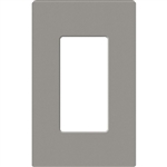 Lutron SC-1-CS Claro Satin Screwless Wallplate 1 Gang in Cobblestone