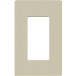 Lutron SC-1-CY Claro Satin Screwless Wallplate 1 Gang in Clay