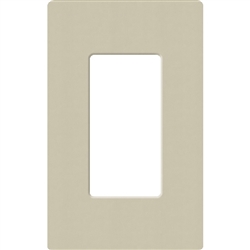 Lutron SC-1-CY Claro Satin Screwless Wallplate 1 Gang in Clay