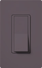 Lutron SC-1PS-PL Claro Satin 15A Single Pole Switch in Plum