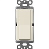 Lutron SC-1PS-PM Claro Satin 15A Single Pole Switch in Pumice