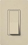 Lutron SC-1PS-ST Claro Satin 15A Single Pole Switch in Stone