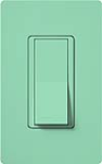 Lutron SC-1PSNL-SG Claro Satin 15A Single Pole Switch with Locator Light in Sea Glass