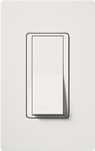 Lutron SC-1PSNL-SW Claro Satin 15A Single Pole Switch with Locator Light in Snow