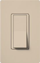 Lutron SC-3PS-TP Claro Satin 15A 3-Way Switch in Taupe
