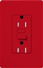 Lutron SCR-15-GFST-HT Claro Satin Self-Testing Tamper Resistant 15A GFCI Receptacle, in Hot