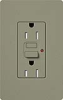 Lutron SCR-15-GFTR-GB Claro Satin Tamper Resistant 15A GFCI Receptacle in Greenbriar (Replaced by SCR-15-GFST-GB)